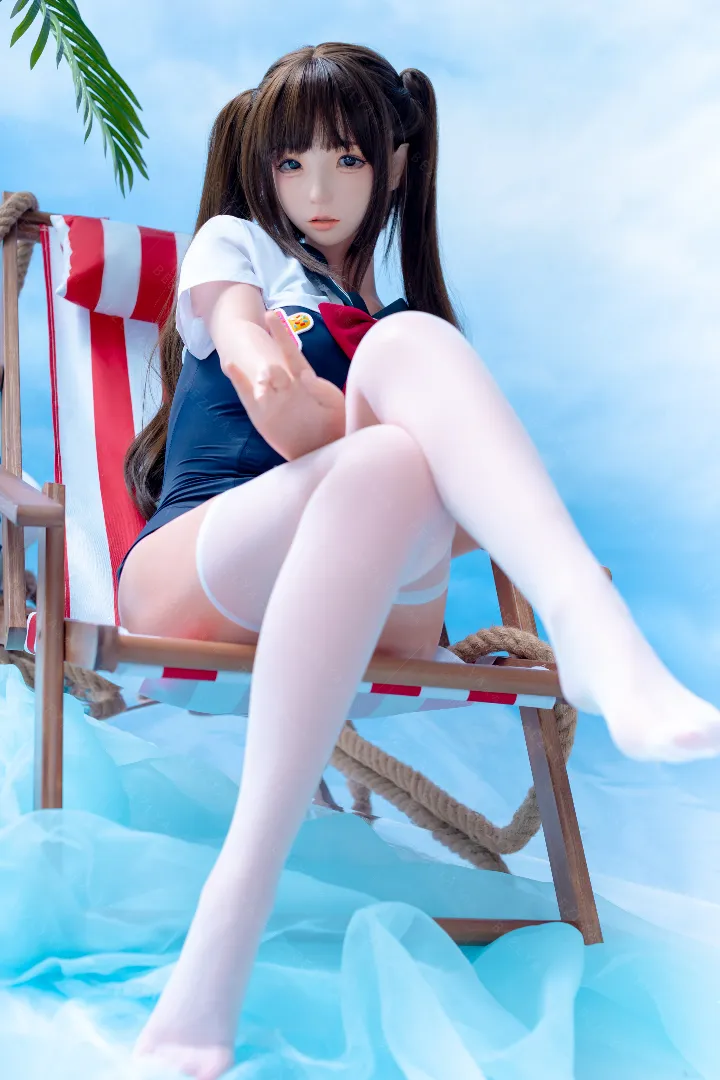 159cm (5ft3) คัพ C น้ำหนักเบา ซิลิโคน ตุ๊กตายาง หัวขยับกรามได้ MoMo